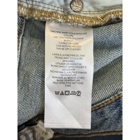 We The Free/Free People Size 26 Denim Shorts Loose Cannon Button Fly NWT - Picture 7 of 10